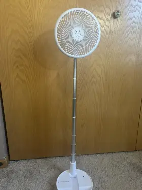 B07zx6j6s8 Primevolve Battery Operated Portable Standing Fan Usb Rechargeable Desktop