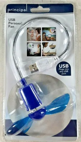 Czgn1astwm Principal Desk Fan Usb Personal Blue