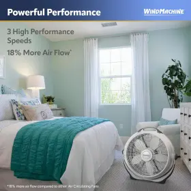 Products 744110971262 Wind Machine Air Circulator Floor Fan 3 Speeds Pivoting Head For Large Spaces #2