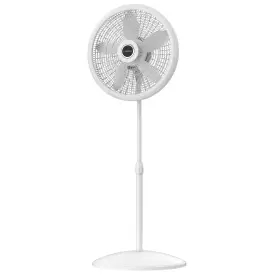 S18931 Products Cyclone 18 Inch 3-speed Oscillating Pedestal Fan - Adjustable White