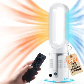 Pyy 723747617286 Heater And Fan Combo - Bladeless Tower 90 Oscillating A