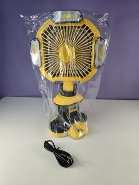 Mx-g1003 Q-beam Cyclone Rechargeable Led Worklight Plus Fan