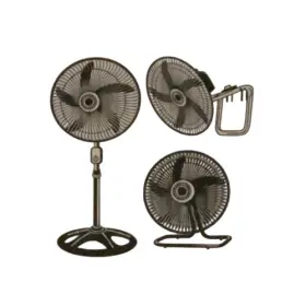 Qfx 606540005415 18 Inch Multifunctional 5 Blade 3 In 1 Fan Stand Desk Wall