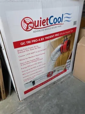 Qcstlpro4.8x Quietcool Systems Whole House Fan Trident Pro 4.8x #3