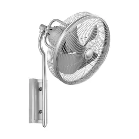 92413-59 Quorum International 602343157733 Veranda 4 Collection 16 Inch Wall Fan Satin Nickel Finish