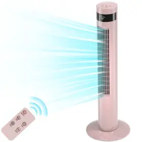 93169008 R.w.flame Tower Fan 85 Oscillating Bladeless 3 Speeds And Modes Quiet Cooling