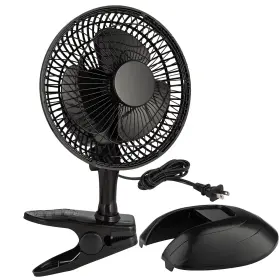 Rampro 840195603637 Portable Desk And Clip On Fan 6 Inch Fans Small Quiet Plug In Per