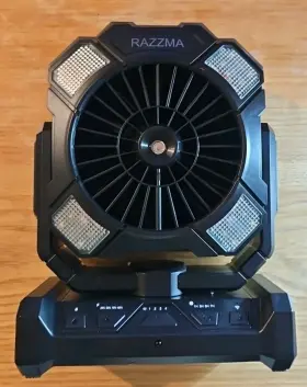 Gyfs-02 Razzma Portable Misting Fan Camping Fans With Remote 24000mah Rechargeable Battery Co
