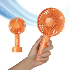 Red By Kiss 649674098694 Handheld Fan Mini Portable Personal Desk 1 Inch D X 4 W 7 H Orange