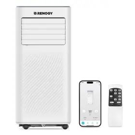 Renogy 840315217911 8 000 Btu Portable Air Conditioners Modes 4-in-1 Cools Up To 300 Sq. Ft White