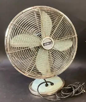 Restoration Hardware 425250180003 Allaire No. 12 Fan 3 Speed Chrome Does Not Occilate