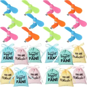 Tou-retisee-3335 Retisee 12 Pack Mini Phone Fan Bulk Usb Type-c With Gift One Size Multicolor