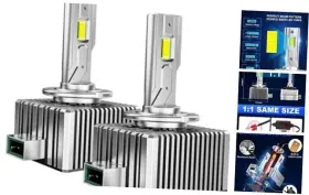 Cr-cl1155-d3 Ridenow D3s Bulbs Super Bright 6500k Cool White With Cooling Fan Ip68 Waterproof