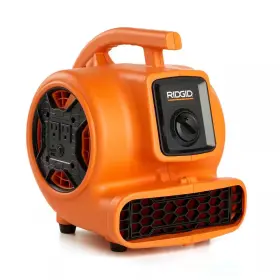 Ridgid 711181716894 Portable Blower Fan Air Mover With Daisy Chain 600 Cfm 3 Speed Carpet Floor Dryer