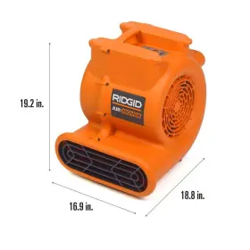 3-operating Ridgid Am2286 Blower Fan 1625-cfm Position 9 Inch In Orange With Slip-resistant #2