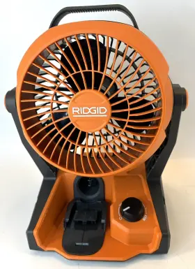 R860721kn Ridgid 18v Hybrid Jobsite Fan Battery/ Cord Powered With 4 Ah Battery #2