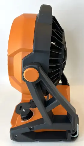 R860721kn Ridgid 18v Hybrid Jobsite Fan Battery/ Cord Powered With 4 Ah Battery #3
