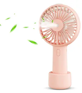 Rnkrun 768177571586 Small Handheld Misting Fan Portable Mister With Water Tank 2000mah
