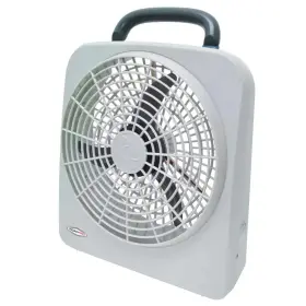 10-portable Roadpro 711181606539 Fan With Dual Power Options Of 12-volt Or D Cell Batteries