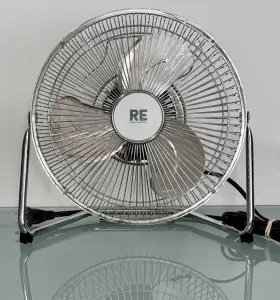 Fe23-ca Room Essentials Fe-23 Rei Fan 2-speed 8 Inch Table Top Adjustable Tilting Silver