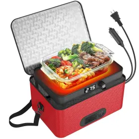 Hhj-k-ac110-240 Rottogoon Hhj-k-ac110-240/dc12/24 Portable Oven 12v 24v 110v-240v Car Food Warmer Personal Mini
