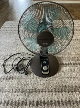 1830005456 Rowenta Vu2531 Turbo Silence 12-inch Table Fan Powerful And Quiet 90 Rotation #2
