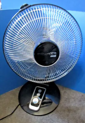 Vu2631 Rowenta Silence Night Fan Oscilating Table 5 Speed W Turbo Boost