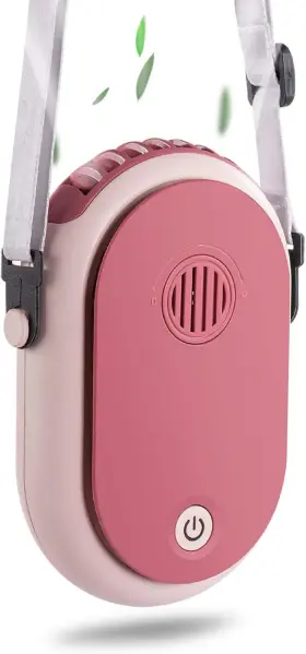 Ruinuokai 705353438899 Portable Neck Fan Mini Small Personal Handheld Usb Rechargeable 3 Speed For
