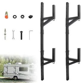 Foa1 Rvgive Adjustable Side Mount Trailer Ladder Rack For Enclosed Exterior