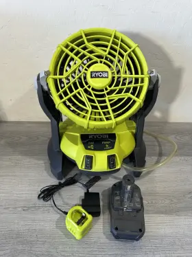 Pmf01k Ryobi 033287191567 18v Hybrid Portable Bucket Top Misting Fan