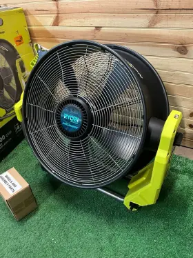 Ryobi 033287222247 40v Hp Brushless Cordless Hybrid Whisper 20 Inch Air Cannon Fan - Used #2