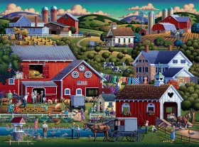12807 Ryobi Buffalo Games - Dowdle Amish Country 1000 Piece Jigsaw