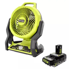 Ryobi 313107254246 One 18v Cordless Hybrid 7-1/2 Inch Fan With 2.0 Ah Lithium-ion High Performance