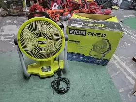 Pcl850b Ryobi 18v One Whisper Series 12ftft Misting Air Cooling Fan - Green