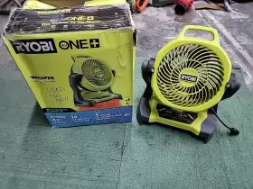 Pcl851k Ryobi Roybi 7-1/2in Bucket Topmisting Quiet Versatilefan Tool Only