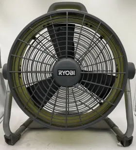 R18hac-0 Ryobi 18v One Hybrid 45cm Air Cannon Drum Fan With 4.0ah Battery
