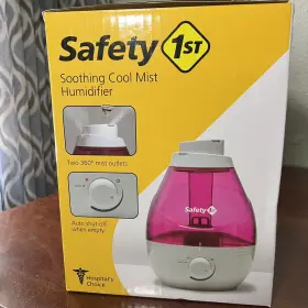 Ih348 Safety 1st 360 Degrees Cool Mist Ultrasonic Humidifier - Pink #2