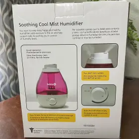 Ih348 Safety 1st 360 Degrees Cool Mist Ultrasonic Humidifier - Pink #3