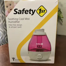 Ih348 Safety 1st 360 Degrees Cool Mist Ultrasonic Humidifier - Pink