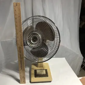 Sf-1211 Sampo Usa Plastic Metal Retro Office 12 Inch Oscillating Desk Fan Vintage #2
