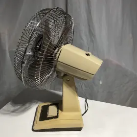 Sf-1211 Sampo Usa Plastic Metal Retro Office 12 Inch Oscillating Desk Fan Vintage #3