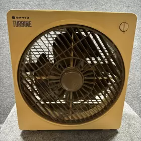 Ef-360 Sanyo Vintage 3 Speed Turbine Fan Ef-360. Works Great Rotating Grill