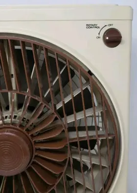 Ef-360 Sanyo Ef-361 Vintage 3 Speed Turbine Fan Ef-360. Works Great Rotating Grill #3