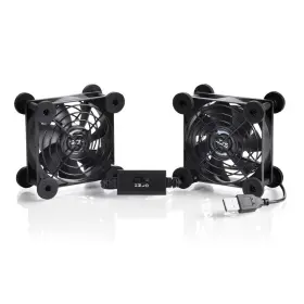 8025-1 Scccf Dual 80mm Usb Speed Control Fan 5v Portable Cooling