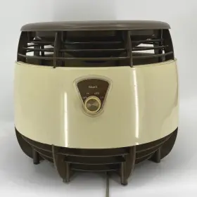 453-8044-00 Sears Vintage Hassock Fan 3 Speed Floor Circulator Brown Cream Tested And Works