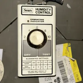 387.9308 Sears 9308 Vintage Humidity Control No. Model New Old Stock /- 20 Deg