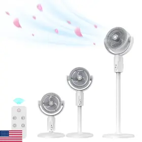 Seasand B0d59kjwpj Standing Fan For Bedroom Air Circulator 90180 Oscillating 5 Speeds 3 In