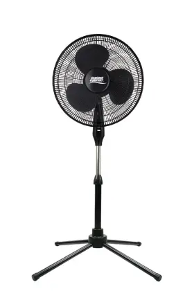 Seasons Comfort 013204000219 18 Inch Oscillating Pedestal Base Fan Black