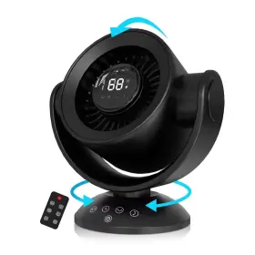 F25-7b Sechkiss Desk Fans For Bedroom 9-inch Air Circulator Fan 90 Vertical 120 Auto Oscilla