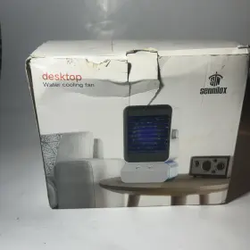 Fc05 Sennilox Desktop Water Cooling Fan Model White New Open Box 600ml Tank